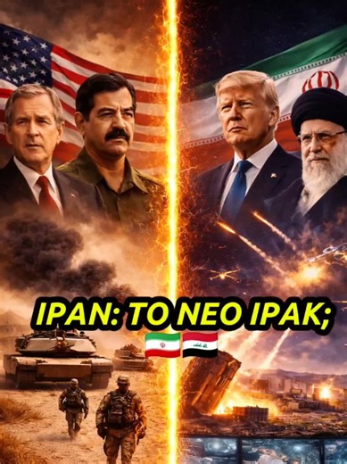 2003 vs 2026. Η ιστορία παίζει σε επανάληψη; ⚠️ Η πτώση του ηγέτη είναι μόνο η αρχή. Το χάος στο Ιράν μόλις ξεκίνησε και οι εξελίξεις έπονται η μια της άλλης.. 🌏💥 #israel #us #iran #middleeast #geopolitics