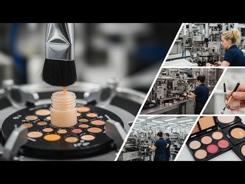 Inside a Makeup Factory 🏭 | Step-by-Step Cosmetics Manufacturing