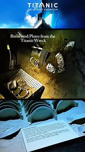 Recovered Plates from the Titanic Wreck Did you know? 🧐 These plates were recovered from the wreck site of the RMS Titanic, where thousands of everyday items still rest on the seabed more than 3,800 meters below the Atlantic Ocean. The plates once belonged to the ship’s dining service and were used by passengers and crew during Titanic’s maiden voyage in April 1912. After the ship sank, many ceramic items like these survived the immense pressure of the deep sea and were later documented and rec