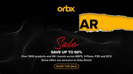 💥The Orbx Mid-Year Sale Just Got Bigger— Now up to 60% off! We’ve turned things up a notch — our Mid-Year Sale now includes 40 brands and over 1,000 selected products across MSFS, X-Plane, P3D, and DCS. Enjoy bigger savings, more brands, and even more to choose from. 👉 Shop the sale now: https://orbxdirect.com/on-sale | Orbx