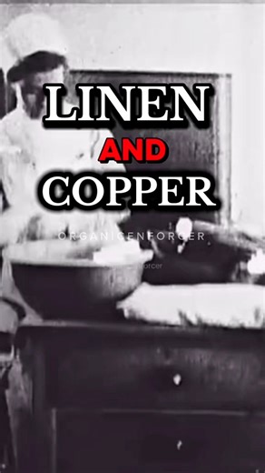 Linen and copper 😳 #linen #copper #frequency #vibration #1800s | Ronnie Leonard