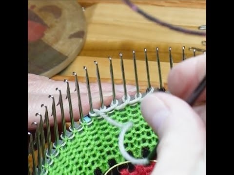 Circular Sock Machine E Wrap Cast-On