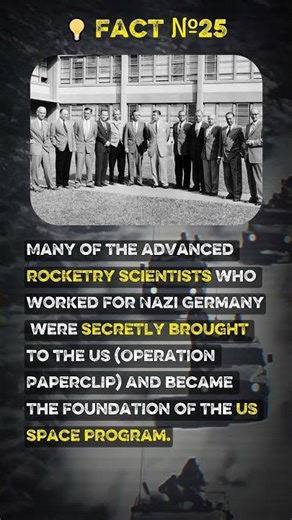 Many of the advanced rocketry scientists who worke