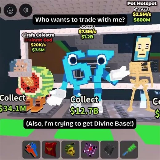 Who wants to trade with me? #viral #subscribe #trade #sab