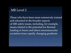 MRI Safety Video - YouTube