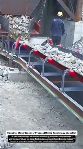 Industrial Stone Conveyor Process | Mining Technology Education.
