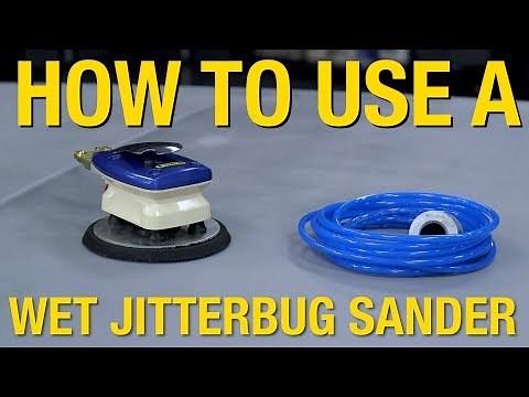 Wet Sanding with the Jitterbug Wet Sander at Eastwood. From Primer to Clear!