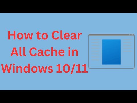 How to Clear All Cache in Windows 10/11 | Rebuild Icon Cache and Improve Performance
