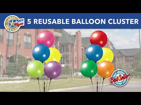 How to Assemble a Reusable Balloon Cluster