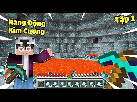 MINECRAFT THE HOLY LAND *EPISODE 1 | LOST IN THE SUPER RICH DIAMOND CAVE AND MET THE HAPPY VILLAGE