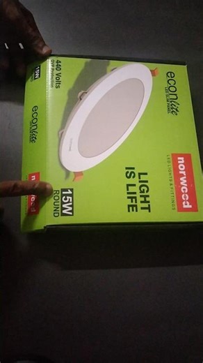 15 Watt panel Light 😀 #shorts