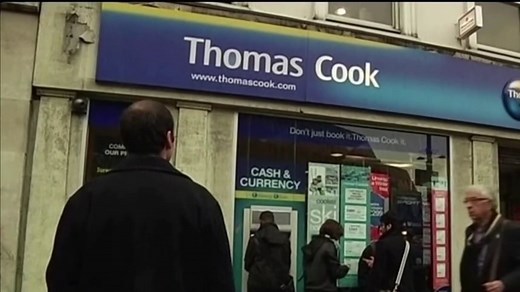 Massive travel firm collapse leaves thousands stranded