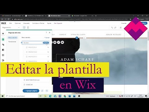 Editar plantilla en wix