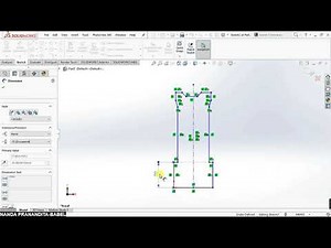 SOLIDWORKS TUTORIALS #5: RELATIONS (COLLINEAR&SYMMETRIC)