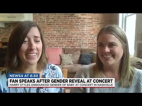 Harry Styles reveals fan’s baby’s gender at Bridgestone Arena concert