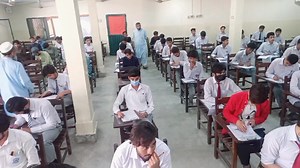 Prof. Nasrullah Khan Yousafzai, Chairman BISE Peshawar visited several examination halls setup for SSC (Annual-l) Examination 2023 | Education TV