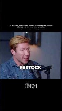 🌙 Why Do We Sleep? (Dr. Matthew Walker) Prioritise sleep → transform your life #sleepscience