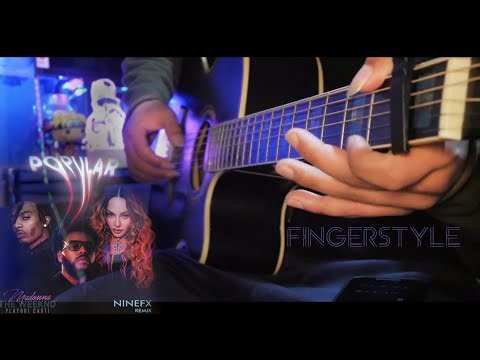 The Weeknd - Popular - Guitar Fingerstyle Cover (Free Tabs)