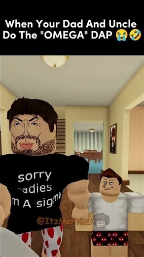 When Your Dad And Uncle Do The 𝗢𝗠𝗘𝗚𝗔 𝗗𝗔𝗣 😂😭 #roblox