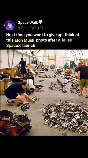 Elon Musk Staring at the Debris of Falcon 1 – The Moment That Almost Ended SpaceX #elonmusk