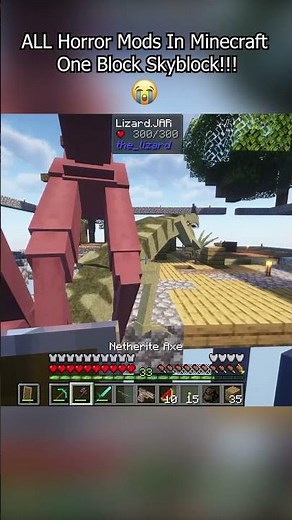 Surviving EVERY Horror Mod In One Block Minecraft #minecraft
