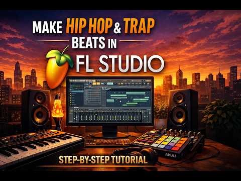 FL Studio Hip Hop & Trap Beat Tutorial (Beginner to Pro Guide) | Make Hard 808 Beats