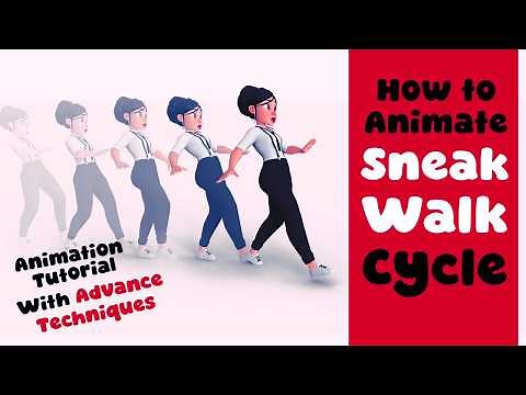 How to Create a Perfect Sneak Walk Cycle in Maya | Sneak walk Animation like Pro in Minutes