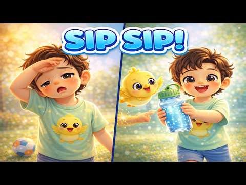 Drink Water Song for Kids 💧 | Healthy Habit Song for Toddlers