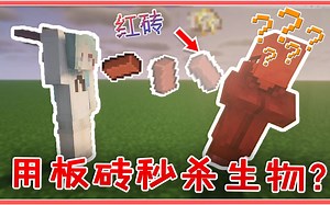 所有物品都能投掷？远程攻击新方法！扔砖头秒末影龙！