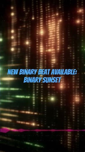 Binary Sunset | Deep focus, no words 💙 #melodichouse #codingmusic #binarybeats