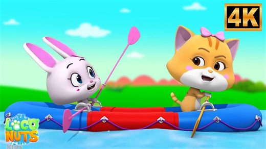 4K River Run | Kids TV Nursery Rhymes & Baby Songs | Fun Learning Videos for Children