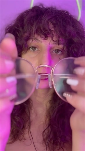 ASMR Glasses Tapping 👓✨ Crisp, Relaxing Sounds (No Talking) #asmr #shorts