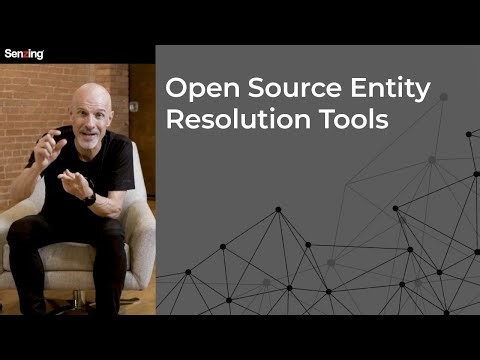 Open Source Entity Resolution Tools