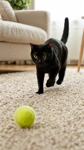 cat playing with ball 😂 #cat #catlove #animal #catlovers10m #catlovers #ball #playing
