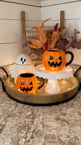 Halloween coffee corner! Comment HALLOWEEN and I’ll send you links to everything I used! Everything actually came from Walmart!🎃I love the Jack o lantern mugs!🎃 #falldecorations #falldecoratingideas #fallhomedecor #falldecorating #halloweendecor #halloweendecoration #spookyseason #halloweeniscoming #spookyseason👻 #halloweencountdown #halloweenfinds #spookyszn #diyfalldecor #diyhalloween #halloweendiy | Our Winton home