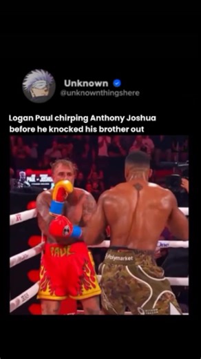 Technology | Motivation | Fun on Instagram: "The moment everyone thought was impossible finally became reality as Anthony Joshua delivered a brutal knockout to Jake Paul, ending one of the most talked-about crossover boxing stories ever. The difference in power, experience, and elite heavyweight skill was clear the moment Joshua found his range, and when that clean shot landed, the fight was over instantly. This knockout didn’t just silence the crowd — it shook the entire internet and proved tha