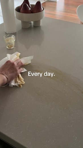One spill. Three sheets. Into the bin. Every day.