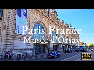 Paris, France: A walk through the largest and most magnificent Musée d'Orsay 🇫🇷 🗺️ 4K 60fps UHD