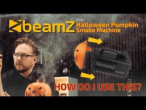 How to use your BeamZ Halloween Pumpkin Head Smoke Machine 🎃