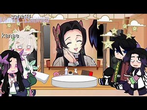 Sanekana giyushino react to butterfly sister/Kanae💕/Shinobu🦋/original /gacha club/demon slayer