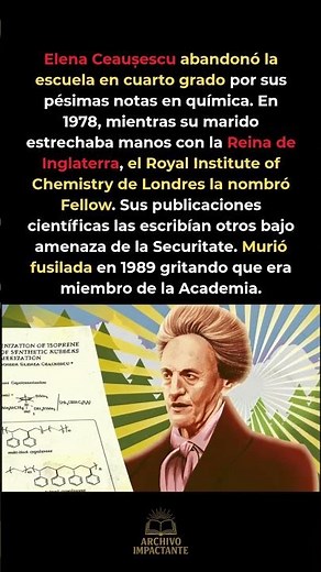 La "científica" que reprobó química en primaria y recibió 74 doctorados honoris causa 🧪 #Historia