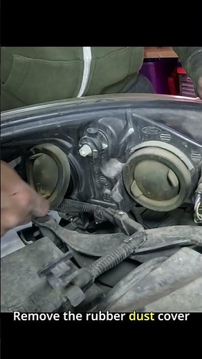 How to change Headlight bulb Ford Escape 2016