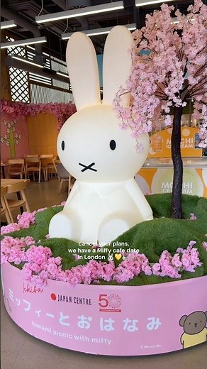 Miffy café pop up in London 🐰☕️💛 #londonthingstodo