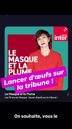 CinéMutins / Les Mutins de Pangée on Instagram: "Extrait radio : Le Masque et la Plume (@franceinter ), le jour où Jean-François Gallotte a aussi cassé des œufs... 😂 Point final à la ligne, le film de @gallottejeanfrancois et Irène Sohn est disponible sur cinemutins.com en VOD et en accès pour les abonnés. #CinéMutins #lemasqueetlaplume #anneés80"