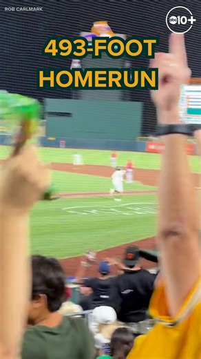 Hear the crack of the bat as rookie Nick Kurtz launched the longest home run in Major League Baseball since 2023 — a 493-foot grand slam for the Athletics at Sutter Health Park in Sacramento. ABC10 Morning Meteorologist Rob Carlmark captured the moment on video with two of his kids. It happened with some of the franchises most iconic players in attendance and legends like the famed “Bash Brothers,” Mark McGwire and Jose Canseco, also watching. | ABC10