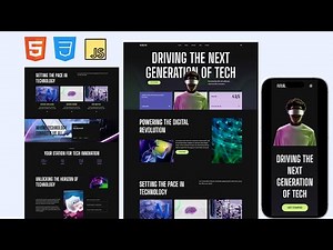 How to Build a Mobile-First Website | Create Responsive Website for Mobile Users with HTML, CSS & JS