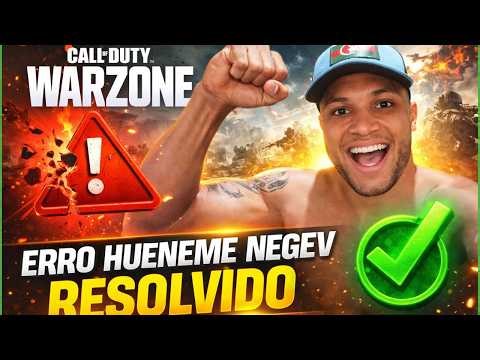 ERRO HUENEME NEGEV WARZONE ✔️ COMO RESOLVER (FUNCIONANDO 2026)
