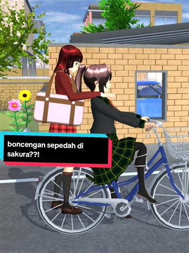 Tutorial Boncengan Sepedah di Sakura