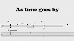 As time goes by - Jazz guitar standard - Guitar tabs Chords - ChordU