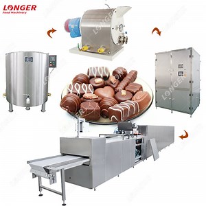 [Hot Item] Small Automatic Candy and Chocolate Bean Making Machine Protein Bar Chocolate Production Line